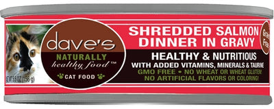 Daves Naturally Healthy Shredded Salmon In Gravy 5.5Oz (Case Of 24)