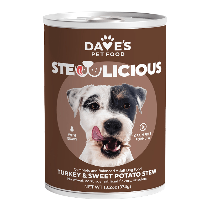 Dave's Dog Grain Free Turkey And Sweet Potato Cuts In Gravy 13.2oz (Case of 12) - Pets Perfect