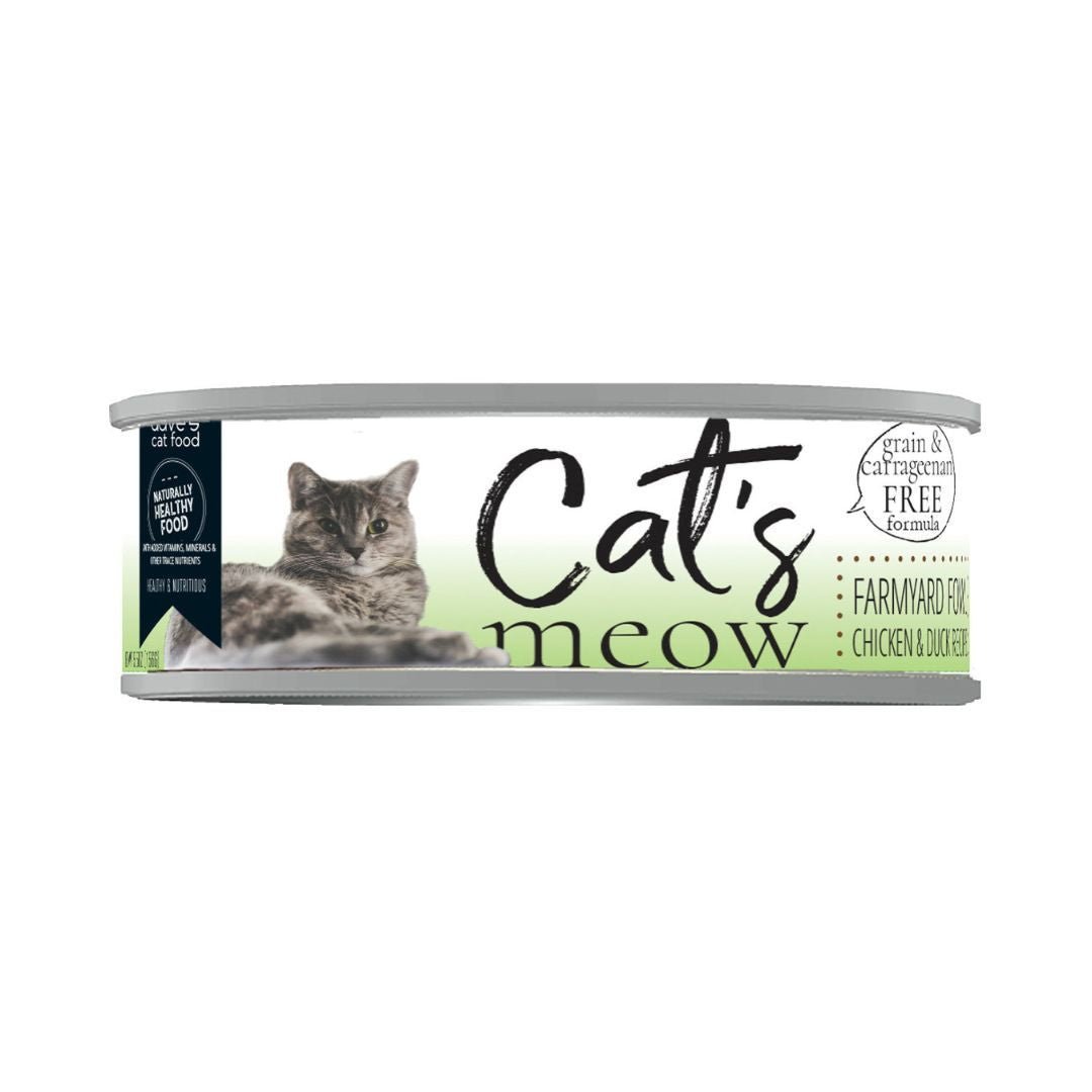 Dave's Pet Food Cat Grain Free Naturally Healthy Farmyard Fowl 5.5oz. (Case of 24) - Pets Perfect