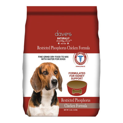 Dave's Pet Dry Dog Food Dog Restricted Phosphorus Diet Chicken Formula