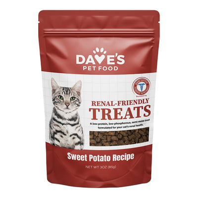 Dave's Pet Food Cat Renal Friendly Sweet Potato Treat 3oz.
