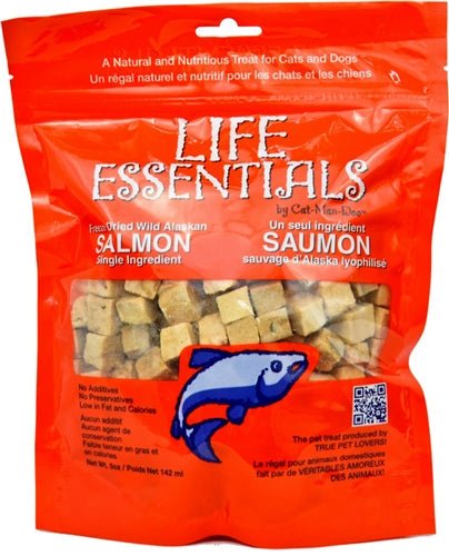 Cat - Man - Doo 5Oz. Bags Of Freeze Dried Wild Alaskan Salmon - Pets Perfect