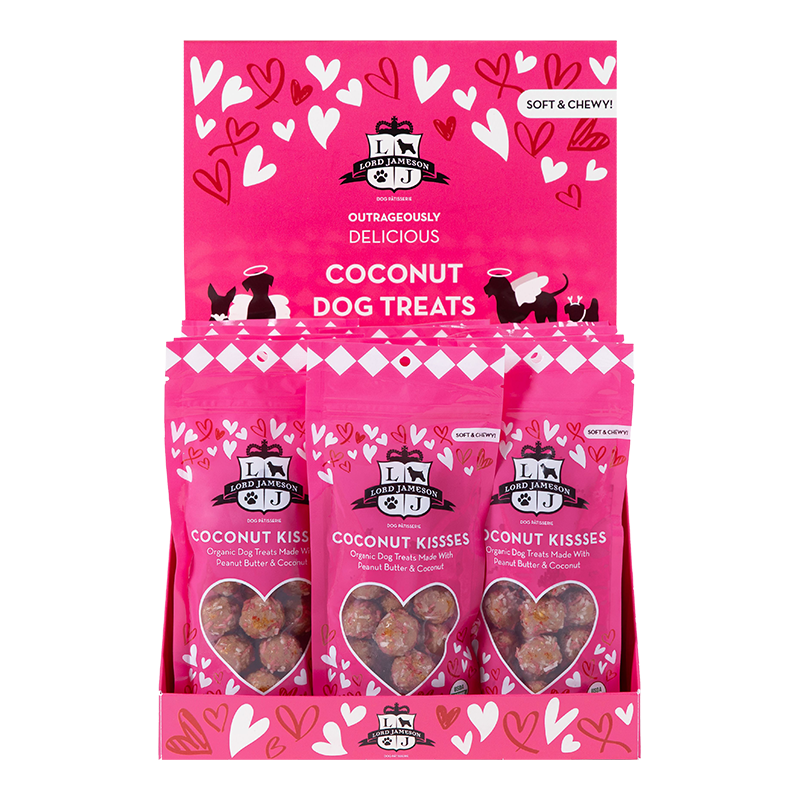Lord Jameson Dog Coconut Kisses Pops 6 oz