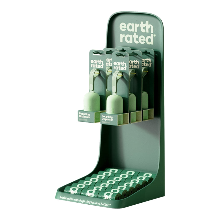 Earth Rated Dog Bag Counter 27 ct Display