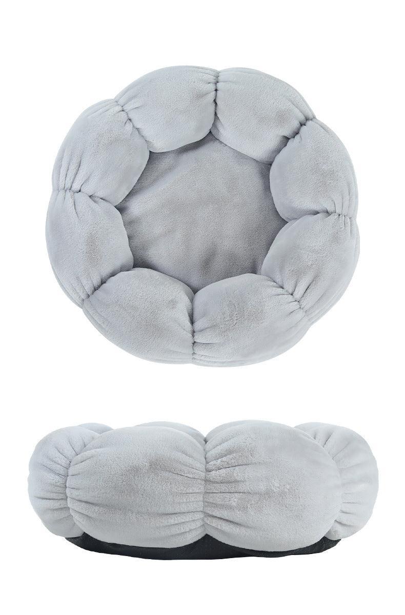Floral Haven Pet Bed - Luxurious Flower - Shaped Blanket For Dogs And Cats - Pets Perfect