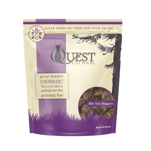 Steve's Real Food Quest Freeze-Dried Chicken Cat Food Nuggets, 10 oz