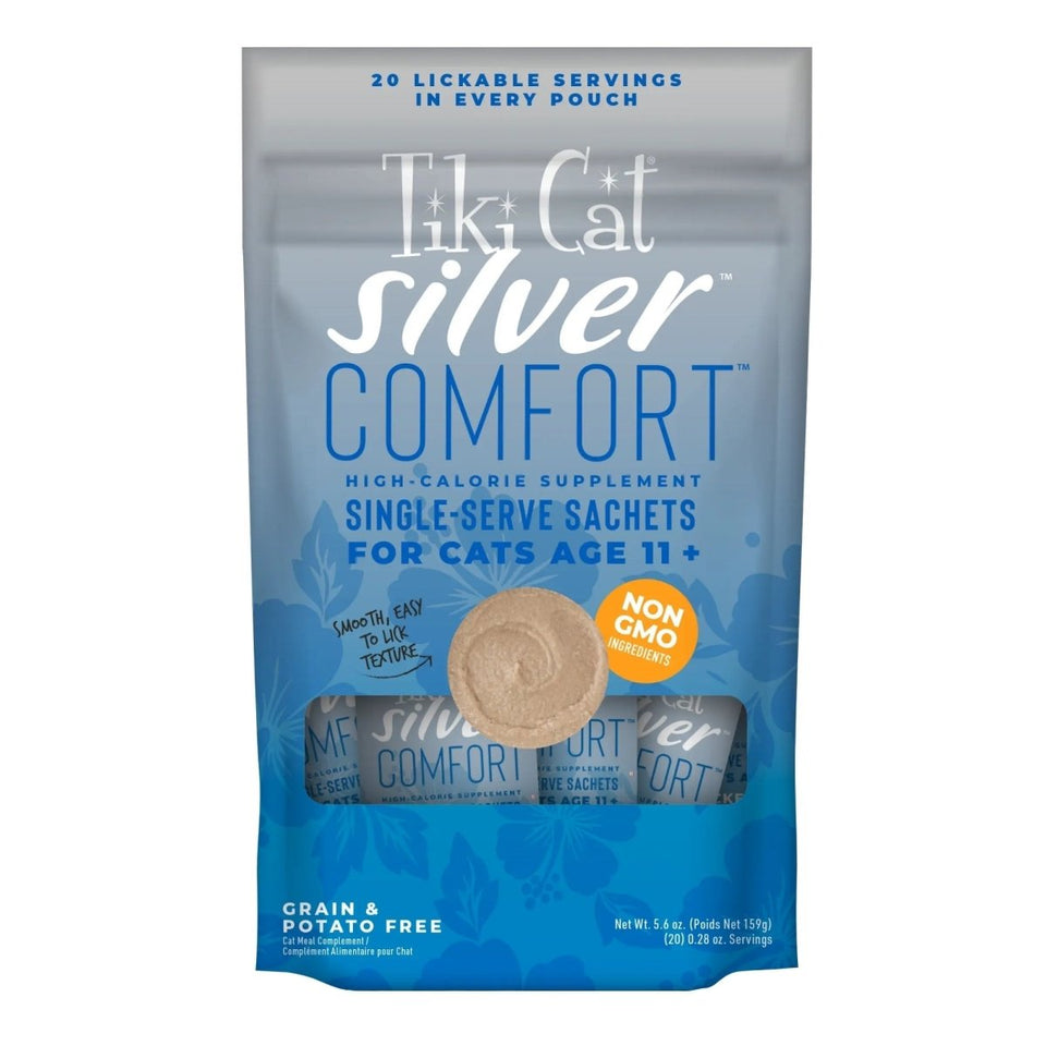 Tiki Cat Silver Comfort Chicken Mousse Cat Food Supplement, 5.6 oz