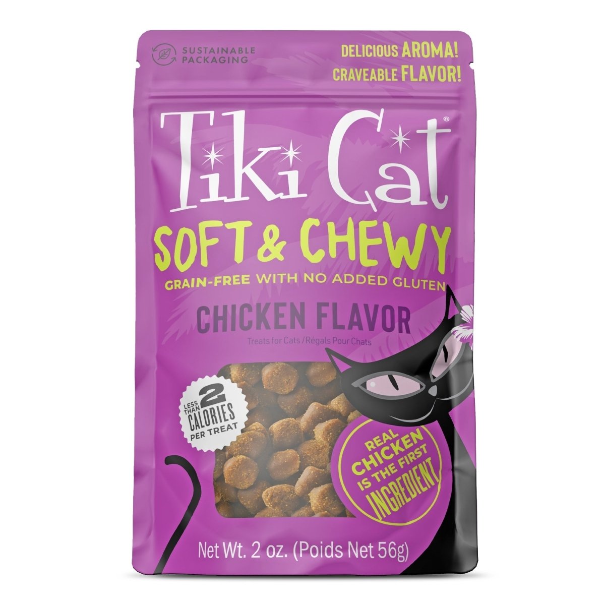 Tiki Pets Cat Soft & Chewy Chicken 6oz. - Pets Perfect