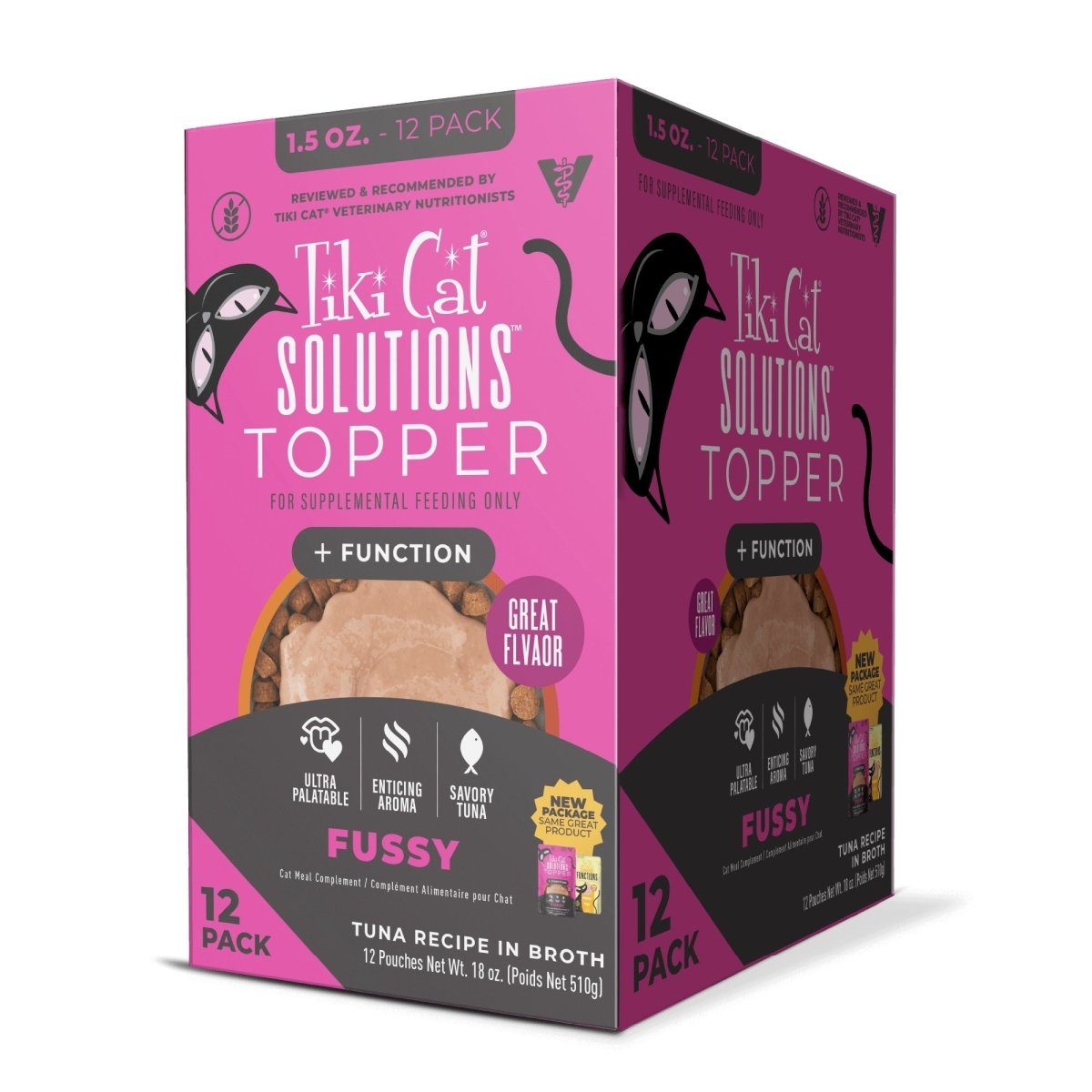 Tiki Pet Cat Solutions Topper Fussy 1.5oz. (Case of 12) - Pets Perfect