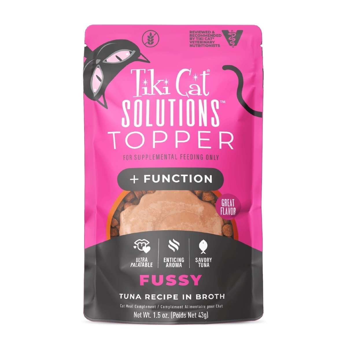 Tiki Pet Cat Solutions Topper Fussy 1.5oz. (Case of 12) - Pets Perfect