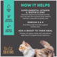 Tiki Pet Cat Solutions Topper Skin & Coat 1.5oz. (Case of 12) - Pets Perfect