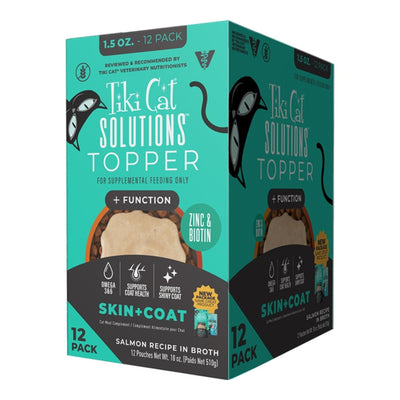 Tiki Pet Cat Solutions Topper Skin & Coat 1.5 oz. 12 ct