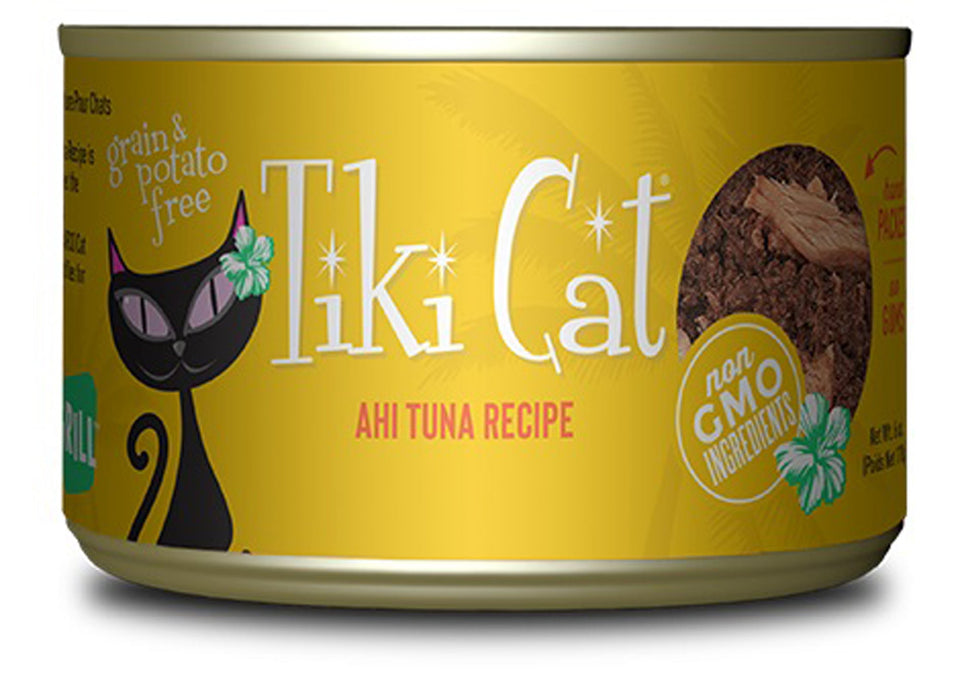 Tiki Pets Cat Hawaiian Grill Ahi Tuna, 6 oz 8 ct