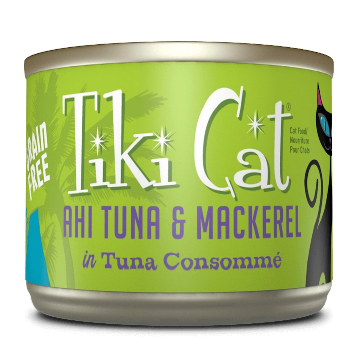 Tiki Pets Cat Luau Papeeko Ahi Tuna Mackerel 6oz. (Case of 8) - Pets Perfect