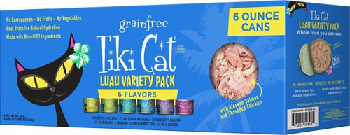 Tiki Pets Cat Luau 6oz. Variety Pack (Case of 8) - Pets Perfect