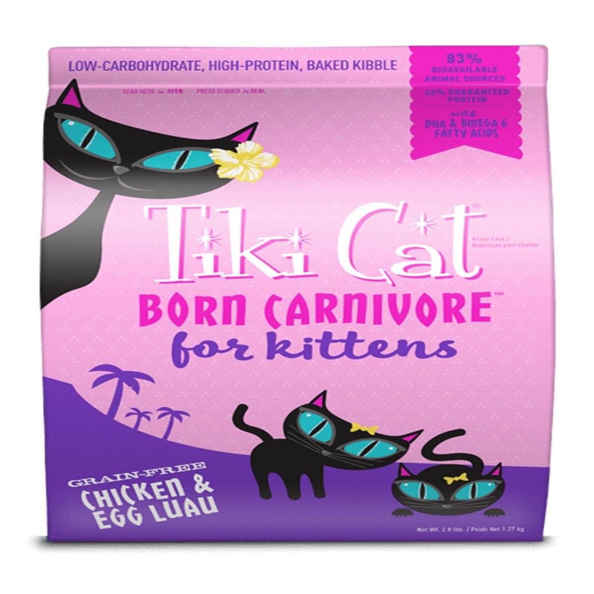 Tiki Pets Cat Carnivore Luau Kitchen Chicken 2.8 Lbs - Pets Perfect