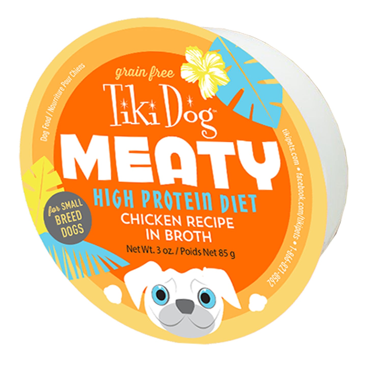 Tiki Pets Dog Mighty Chicken 3 oz. 4 ct
