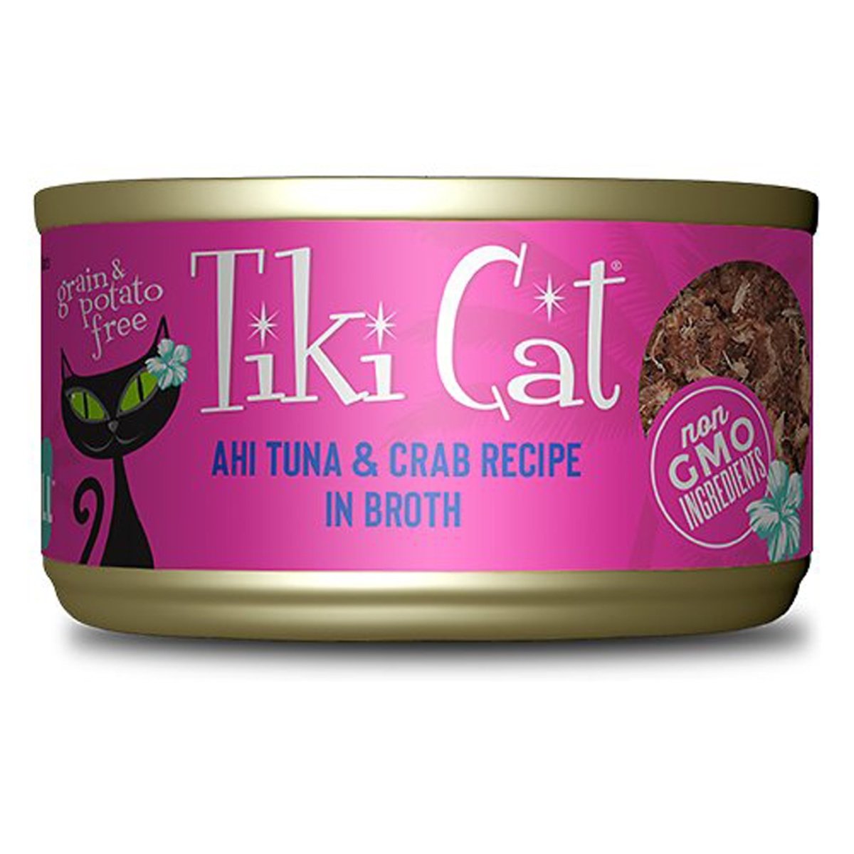Tiki Pets Cat Hana Grill Ahi Tuna and Crab 2.8oz. (Case of 12) - Pets Perfect