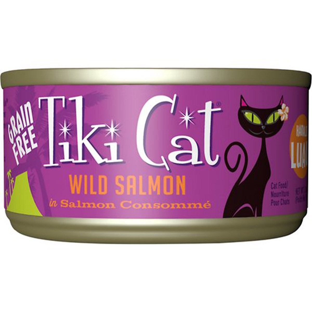 Tiki Pets Cat Hanalei Luau Salmon 2.8oz. (Case of 12) - Pets Perfect