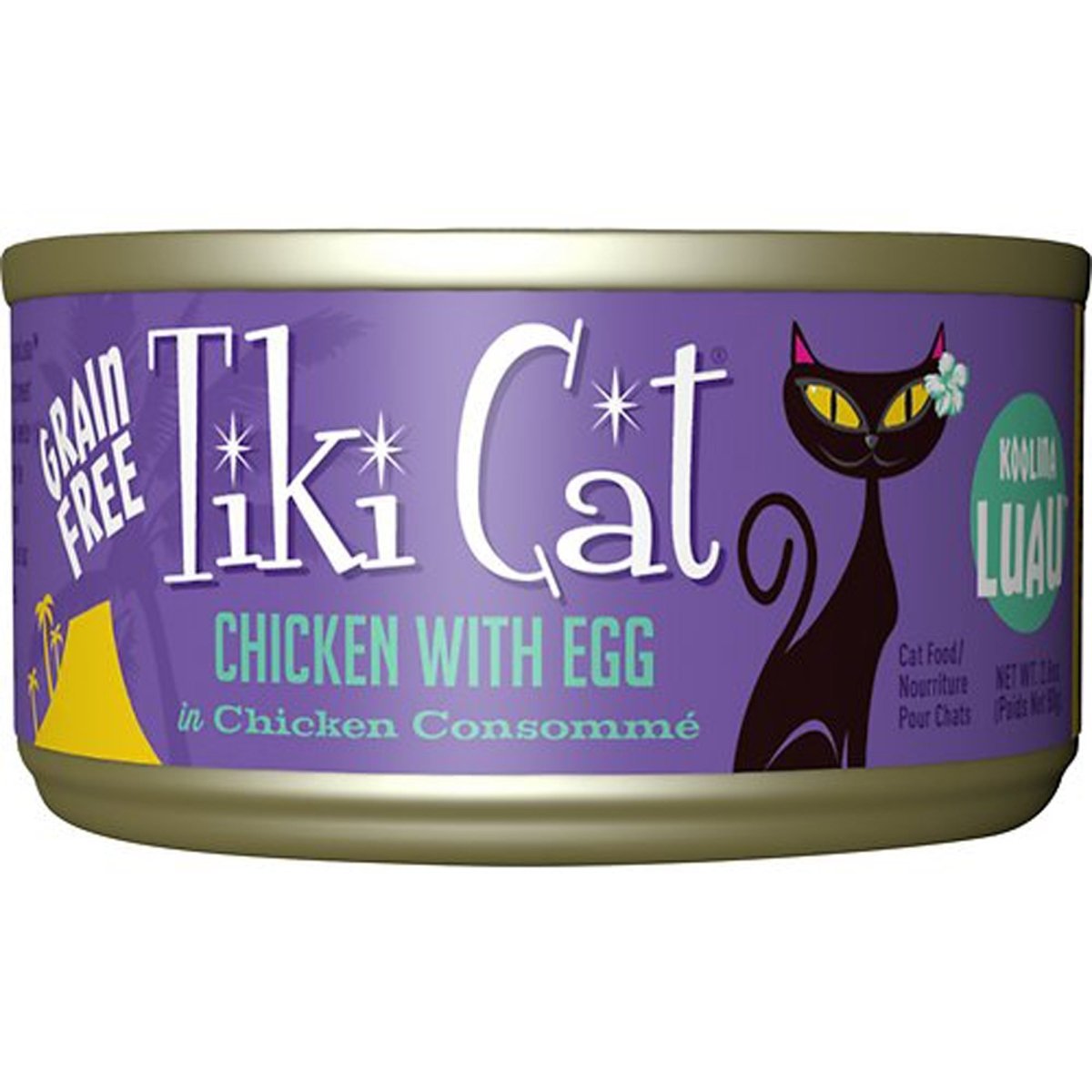 Tiki Pets Cat Koolina Luau Chicken and Eggs 2.8oz. (Case of 12) - Pets Perfect