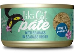 Tiki Pet Cat Luau Pate Seabass 2.8oz. (Case of 12) - Pets Perfect