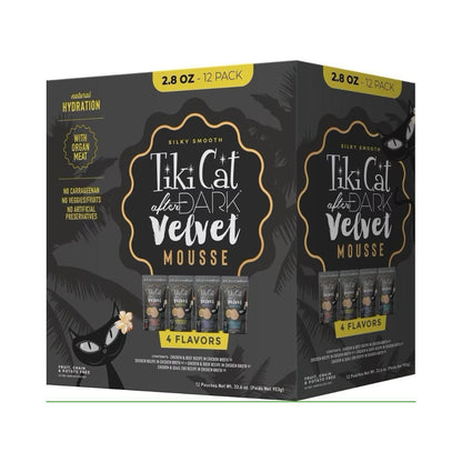 Tiki Pet Cat After Dark Mousse 2.8Oz Variety Pack (Case Of 12) - Pets Perfect