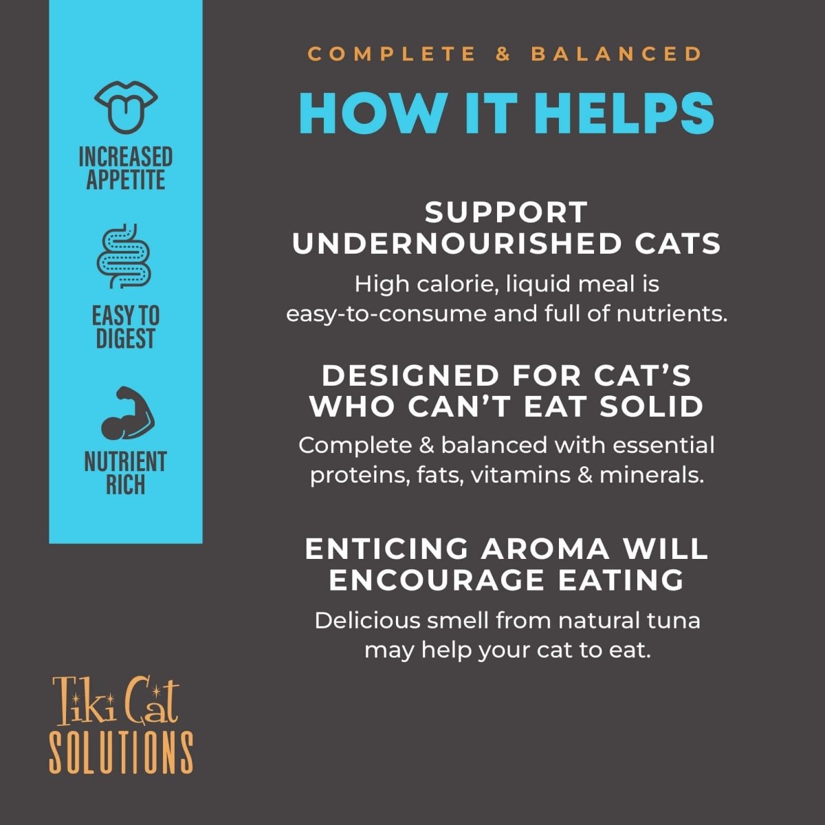 Tiki Pet Cat Solutions Meal Replacement Tuna 6oz. (Case of 6) - Pets Perfect