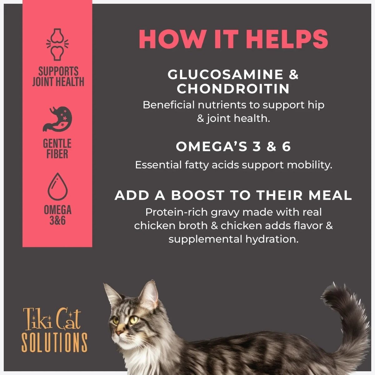 Tiki Pet Cat Solutions Topper Mobility 1.5oz. (Case of 12) - Pets Perfect