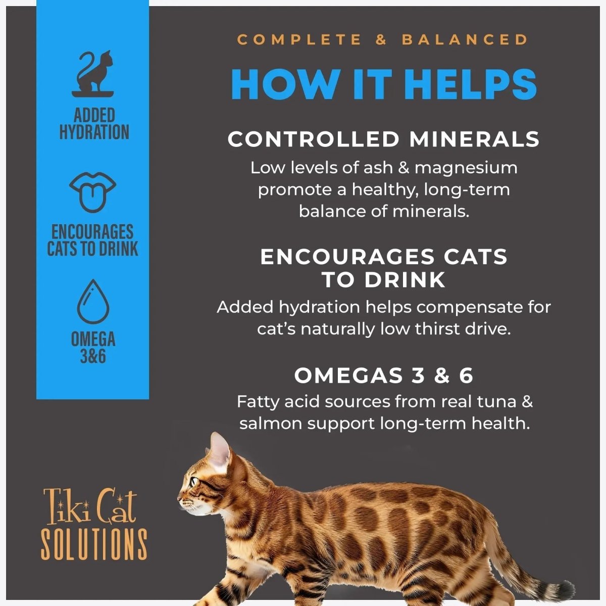 Tiki Pet Cat Solutions Mousse Mineral Balance 2.4oz. (Case of 12) - Pets Perfect