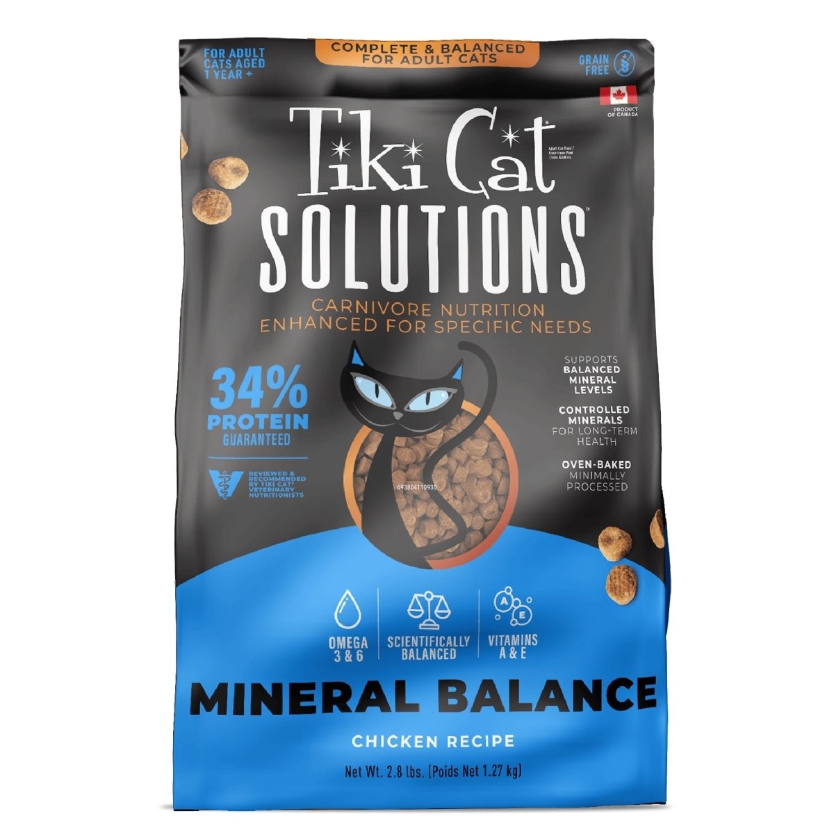 Tiki Pet Cat Solutions Mineral Balance Chicken 2.8Lb - Pets Perfect
