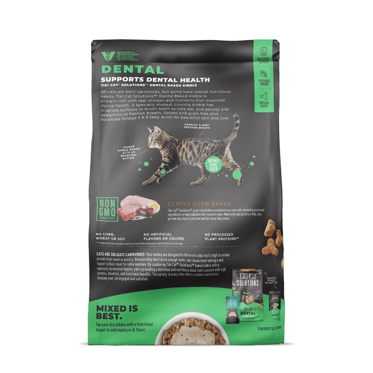 Tiki Pet Cat Solutions Dental Chicken 5.6Lb - Pets Perfect