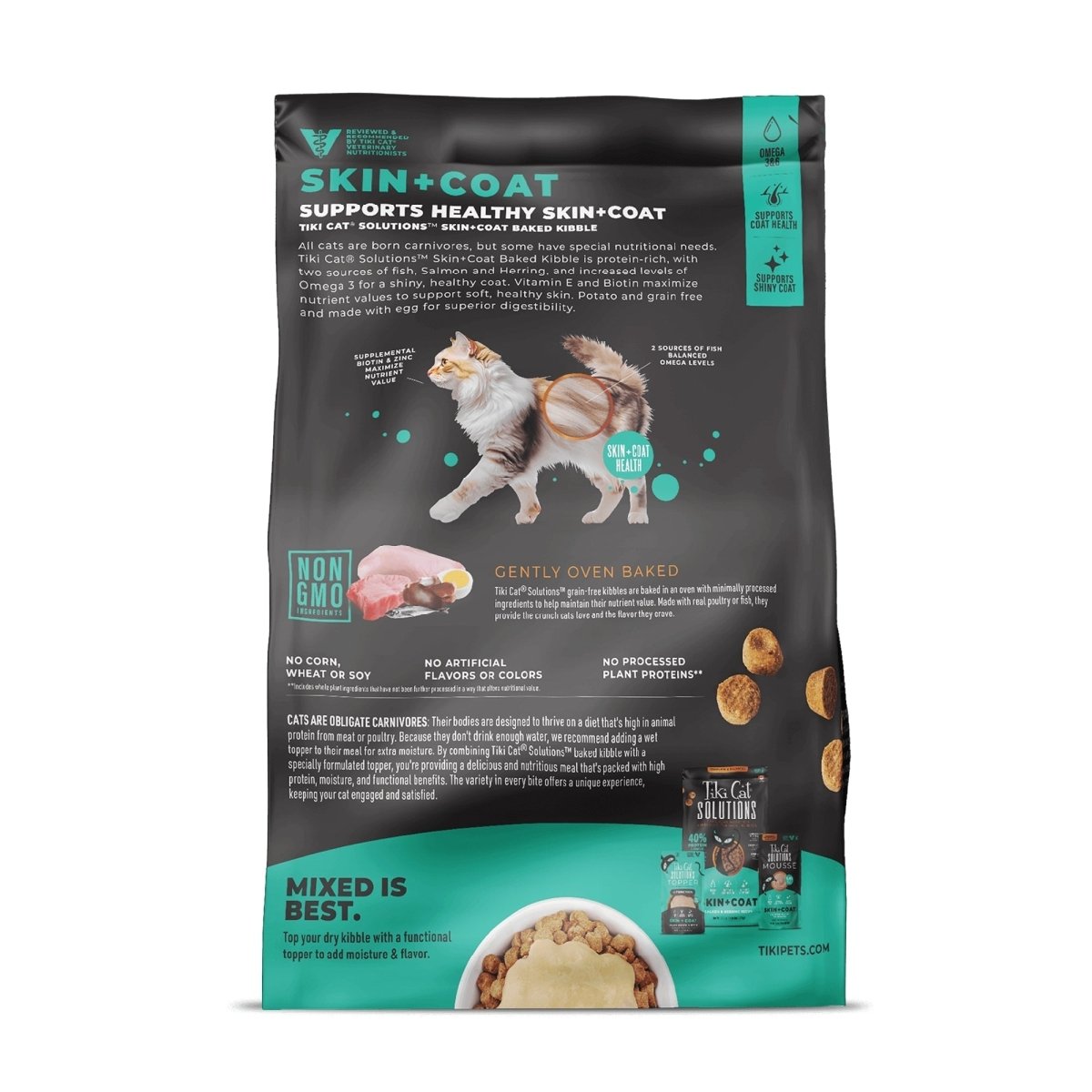 Tiki Pet Cat Solutions Skin & Coat Salmon 5.6Lb - Pets Perfect