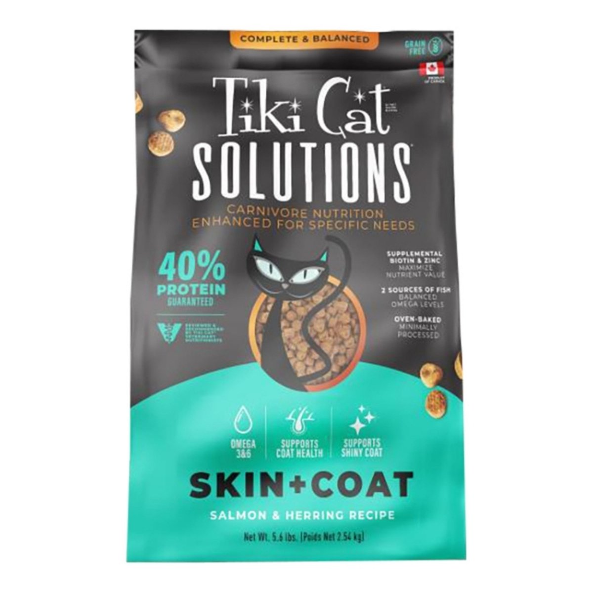 Tiki Pet Cat Solutions Skin & Coat Salmon 5.6Lb - Pets Perfect