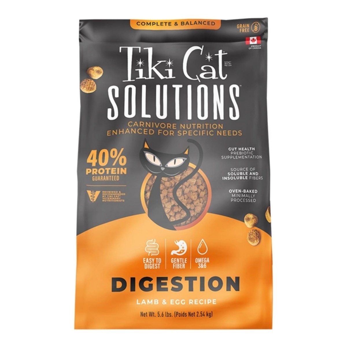 Tiki Pet Cat Solutions Digestion Lamb 5.6Lb - Pets Perfect
