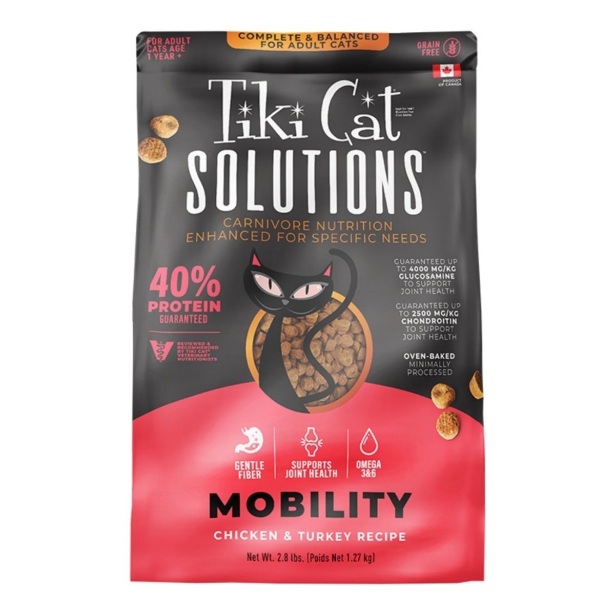 Tiki Pet Cat Solutions Mobility Chicken & Turkey 2.8Lb - Pets Perfect
