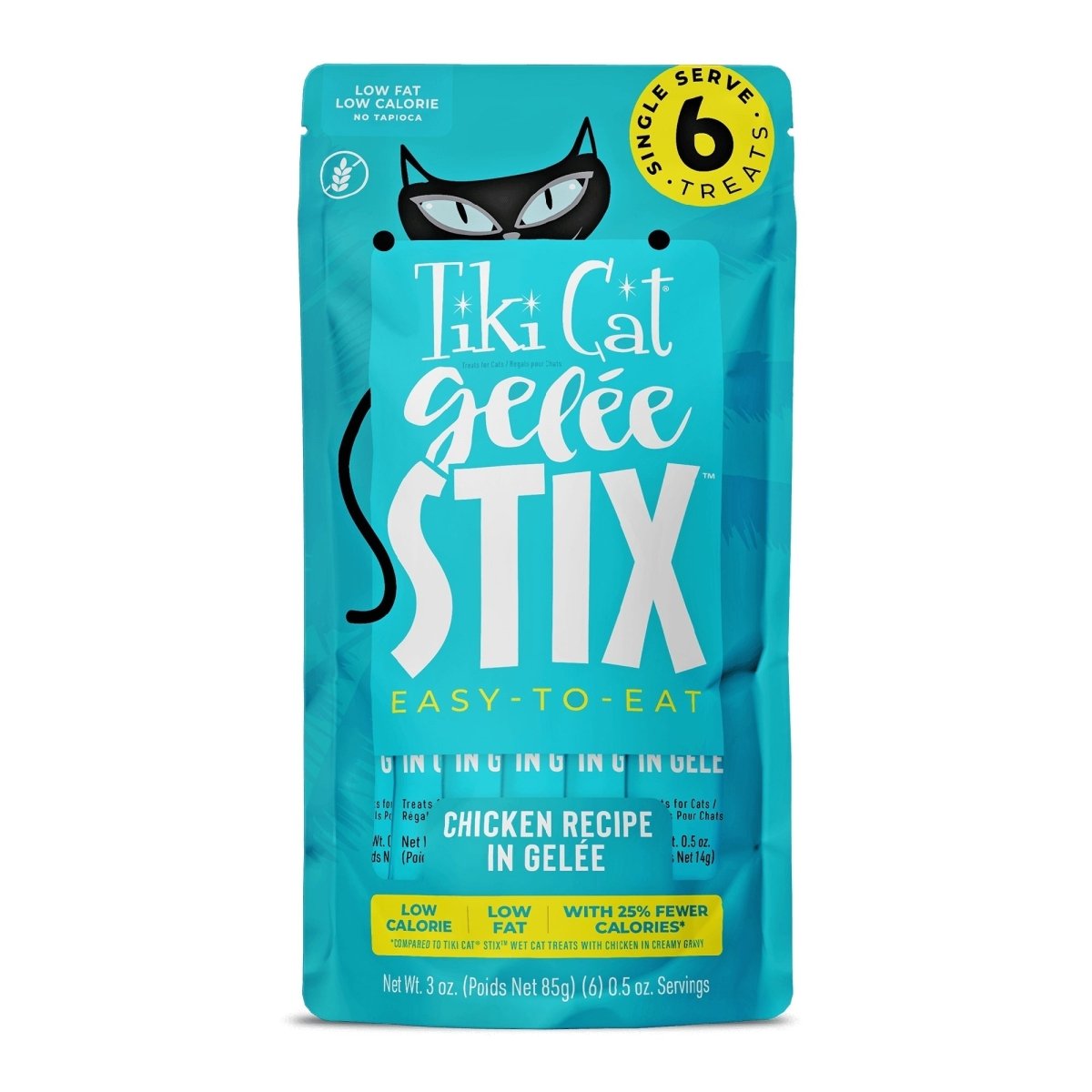 Tiki Pet Cat Stix Gelee Chicken 3oz. (Case of 12) - Pets Perfect