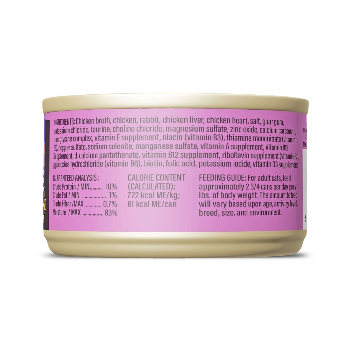 Tiki Pet Cat After Dark Shreds Rabbit & Chicken Liver 3oz. (Case of 12) - Pets Perfect