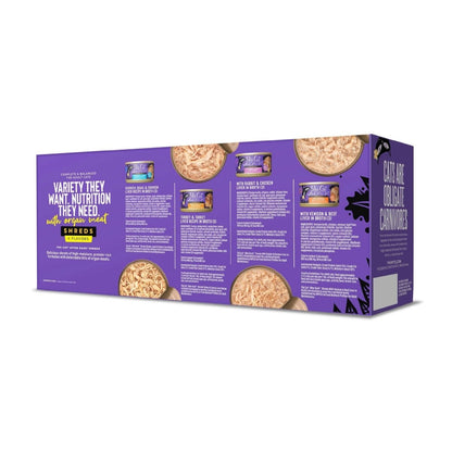 Tiki Pet Cat After Dark Shreds 3oz. Variety Pack (Case of 12) - Pets Perfect