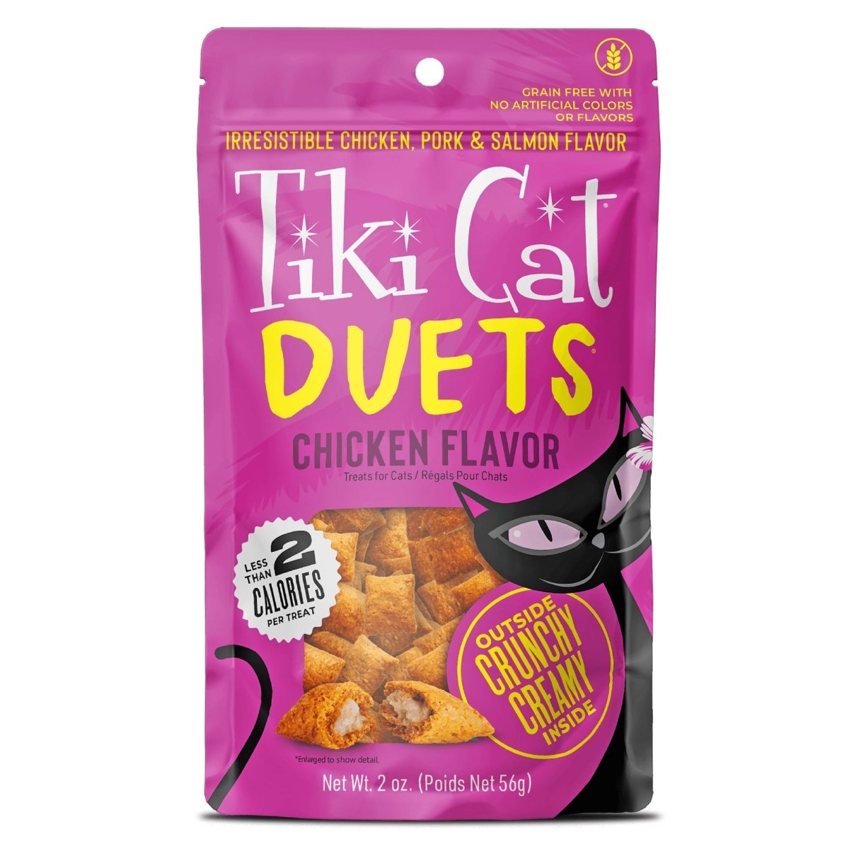 Tiki Pet Cat Duets Treats, Chicken, 2oz. 8 Pack - Pets Perfect
