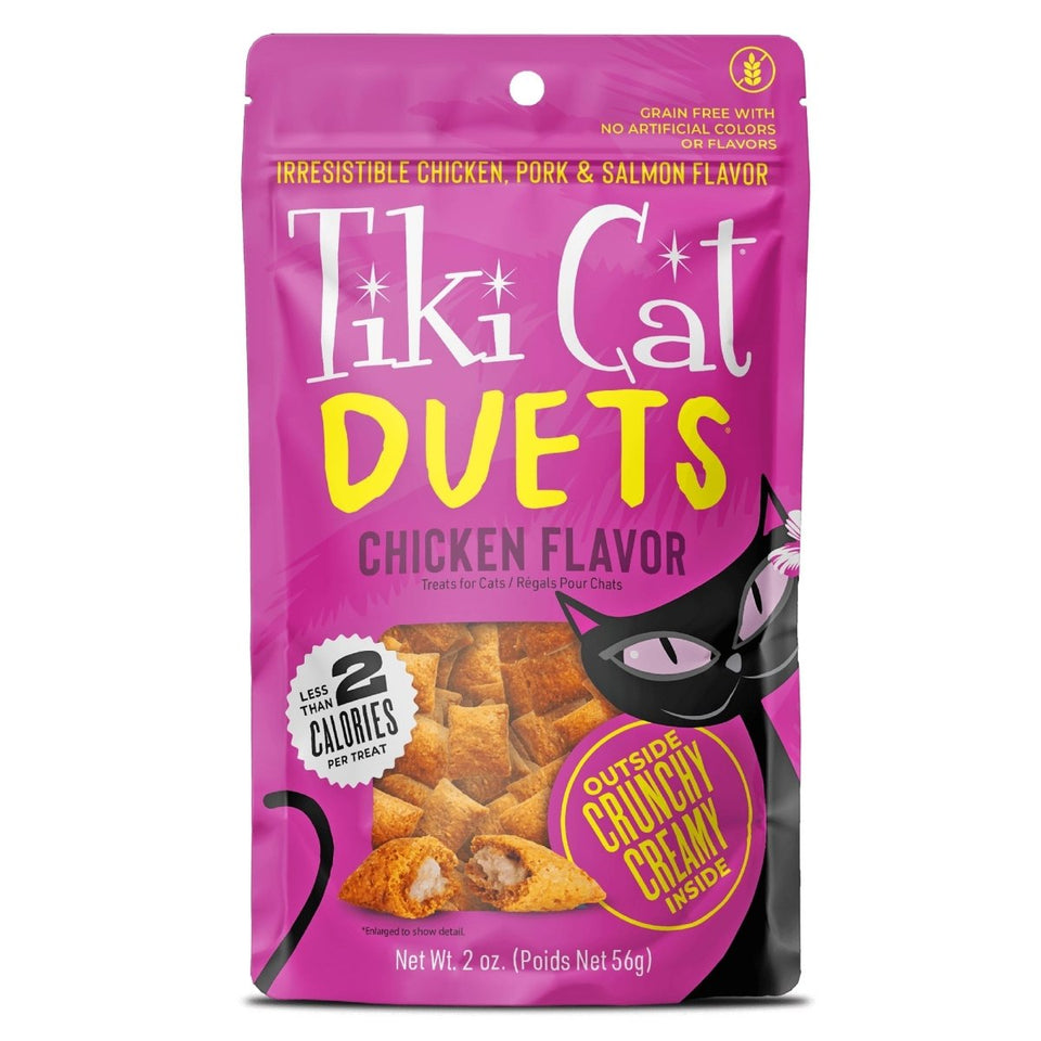 Tiki Pet Cat Duets Cat Treats, Chicken, 2 oz. 8 ct, view 2