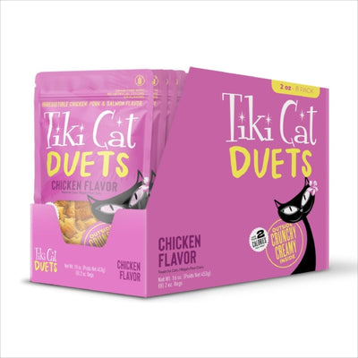 Tiki Pet Cat Duets Cat Treats, Chicken, 2 oz. 8 ct