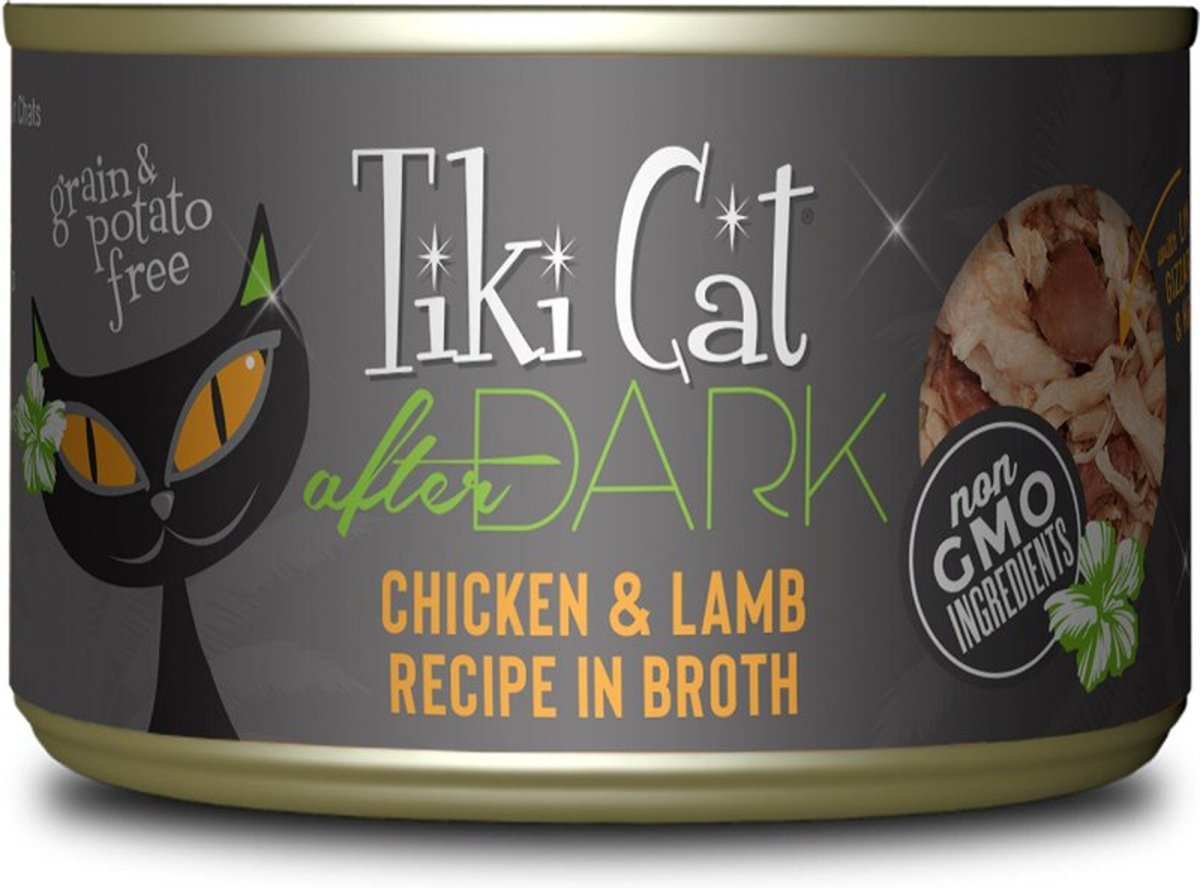Tiki Pets Cat After Dark Chicken Lamb 5.5oz. (Case of 8) - Pets Perfect