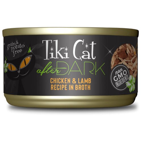 Tiki Pets Cat After Dark Chicken and Lamb 2.8oz. (Case of 12) - Pets Perfect