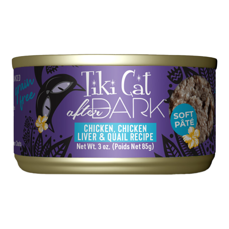 Tiki Pet Cat After Dark Pate Chicken 3 oz (12 per unit)