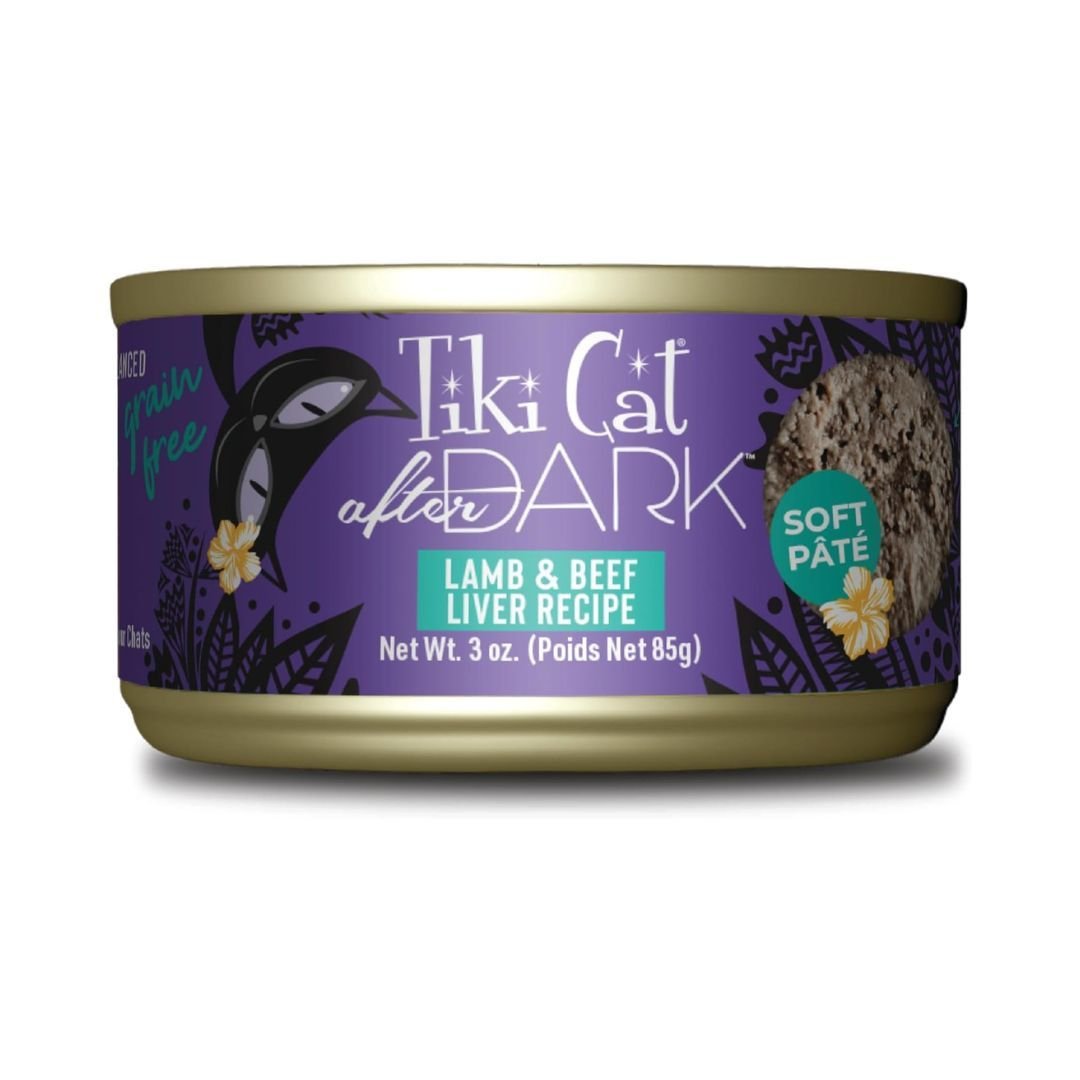 Tiki Pet Cat After Dark Pate Lamb 3Oz (12 per unit) - Pets Perfect