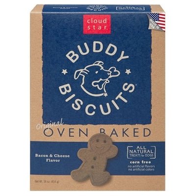 Cloud Star Buddy Biscuits Bacon & Cheese Dog Treats 16 oz - Pets Perfect