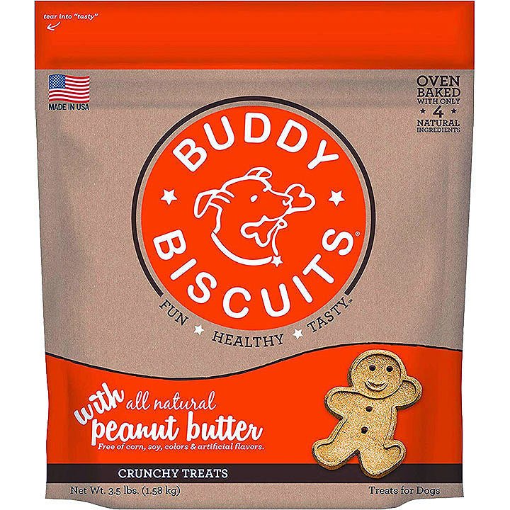 Cloud Star Dog Buddy Biscuits Peanut Butter 3.5Lb - Pets Perfect