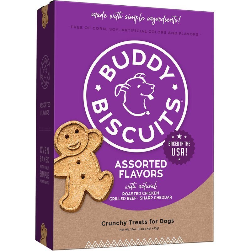 Buddy Biscuits Dog Crunchy Assorted 16oz. - Pets Perfect