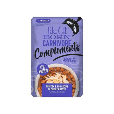 Tiki Cat Complements+ Chicken & Egg Cat Food Topper, 2.1 oz (12 ct)