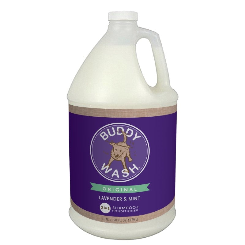 Cloudstart Buddy Wash Orig. Lavende- Mint Pet Shampoo- Conditioner For Dogs, 1-Gallon